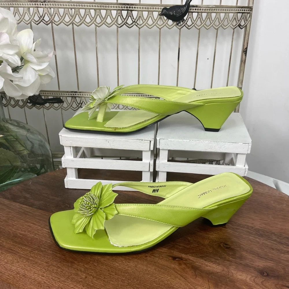 Pierre Dumas Melody Womens Slide Thong Sandals size 8.5. - Picture 2 of 11